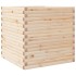 Jardinera de madera maciza de pino 70x70x68,5