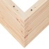 Jardinera de madera maciza de pino 70x70x68,5
