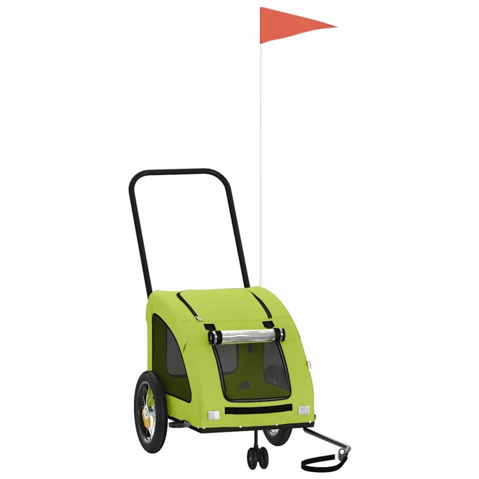 Remolque de bicicleta mascotas hierro tela Oxford