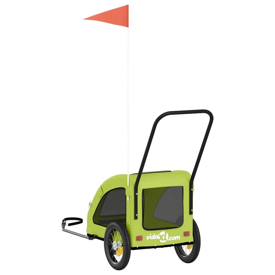 Remolque de bicicleta mascotas hierro tela Oxford