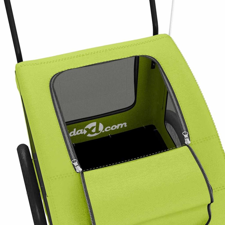 Remolque de bicicleta mascotas hierro tela Oxford