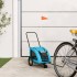 Remolque de bicicleta mascotas hierro tela Oxford