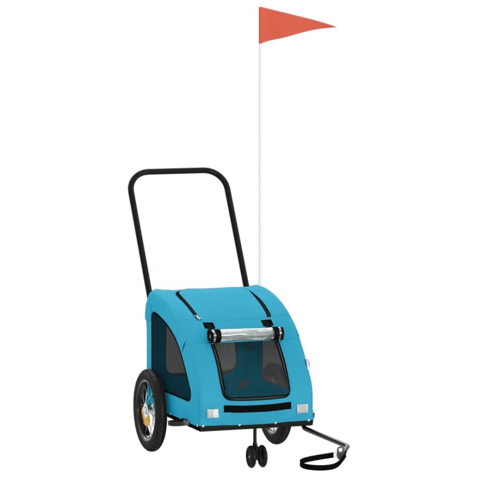 Remolque de bicicleta mascotas hierro tela Oxford