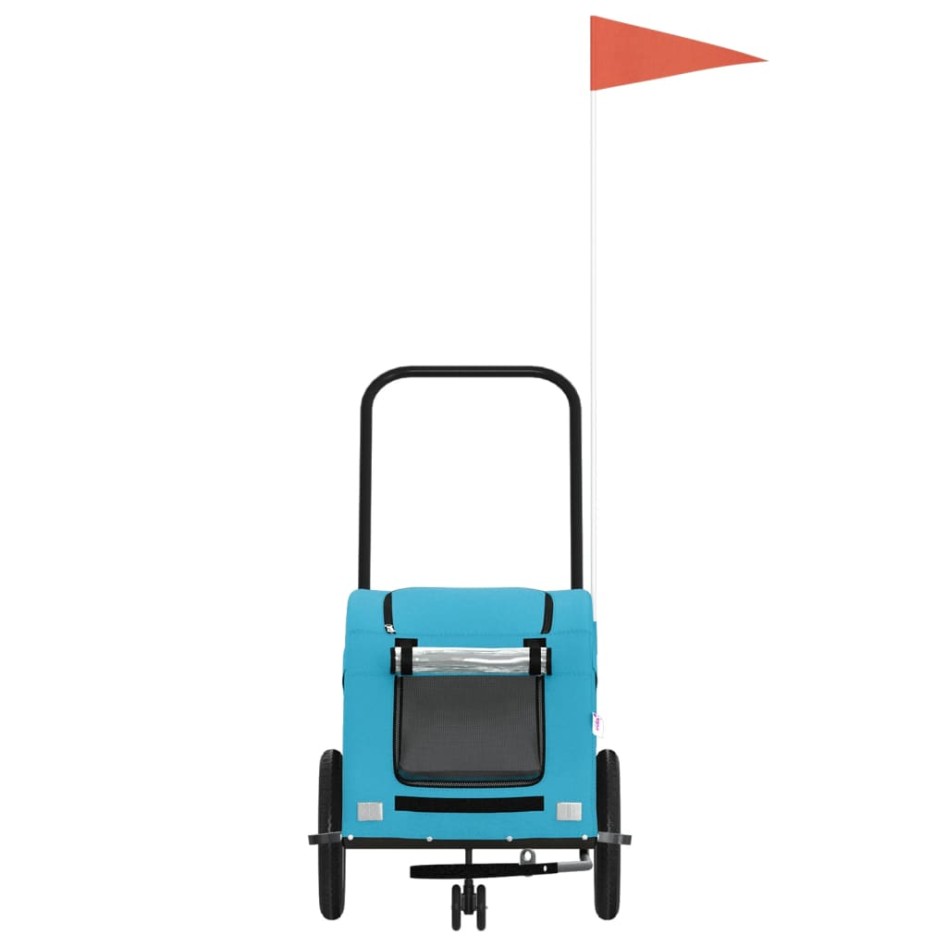 Remolque de bicicleta mascotas hierro tela Oxford