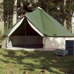 Tienda de campaña familiar tipi 6 personas impermeable verde