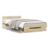 Cama con cajón madera de ingeniería roble Sonoma 75x190