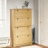 Mueble zapatero Corona madera maciza de pino 99x32x163,5