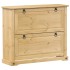 Mueble zapatero Corona madera maciza de pino 99x32x85