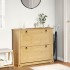 Mueble zapatero Corona madera maciza de pino 99x32x85