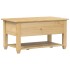 Mesa de centro cajones Corona madera maciza de pino 85x50x45