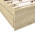 Cama con cajones madera ingeniería roble Sonoma 160x200
