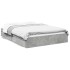 Cama con cajones madera ingeniería gris hormigón 150x200