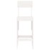 Taburetes de cocina 2 uds madera pino blanco 40x48,5x115,5
