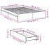 Cama con cajones madera de ingeniería gris hormigón 120x190