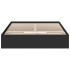 Cama con cajones madera de ingeniería negro 135x190
