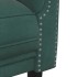 Juego de sofás 2 piezas terciopelo verde