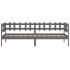 Sofá cama madera maciza de pino gris 90x190