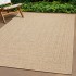 Alfombra ZIZUR apariencia de yute interior exterior 240x340