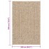 Alfombra ZIZUR apariencia de yute interior exterior 240x340