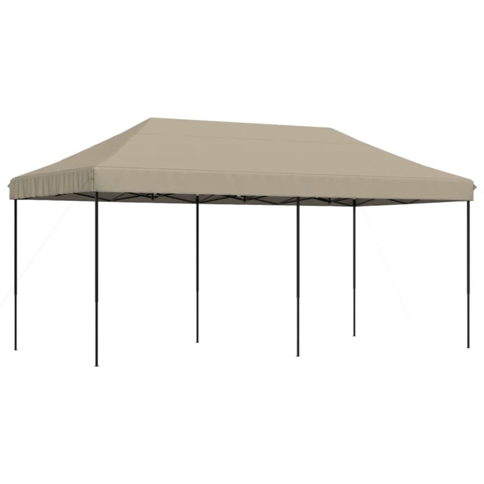 Tienda de fiesta plegable Pop-Up taupe 580x292x315