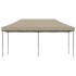 Tienda de fiesta plegable Pop-Up taupe 580x292x315