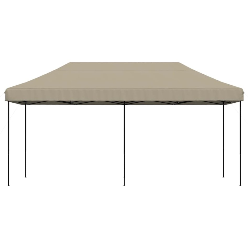 Tienda de fiesta plegable Pop-Up taupe 580x292x315