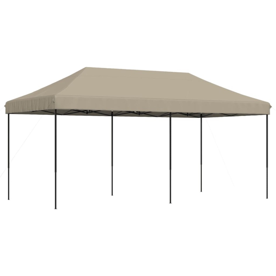Tienda de fiesta plegable Pop-Up taupe 580x292x315