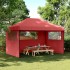Tienda de fiesta plegable Pop-Up 3 paredes laterales