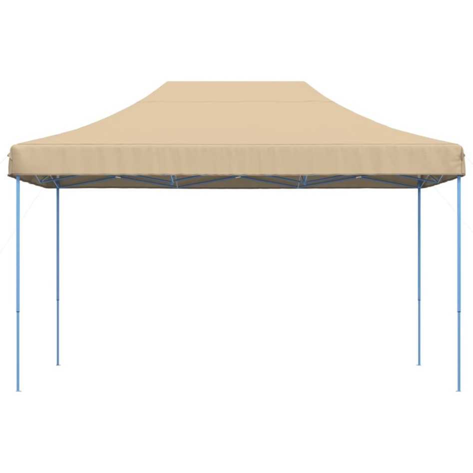 Tienda de fiesta plegable Pop-Up beige 440x292x315