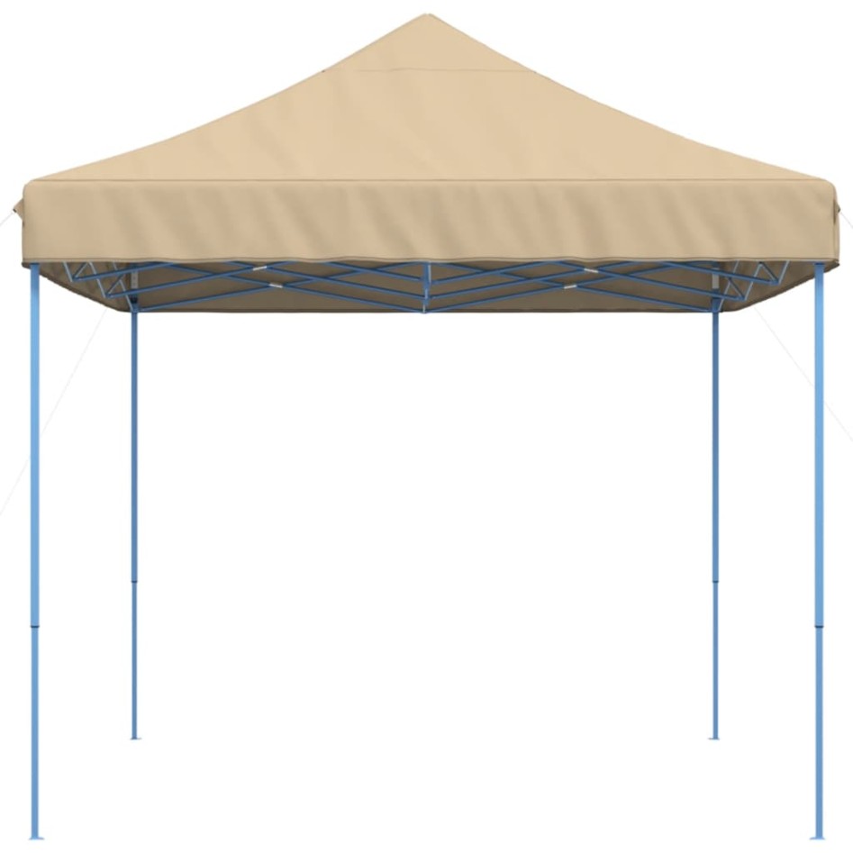 Tienda de fiesta plegable Pop-Up beige 440x292x315