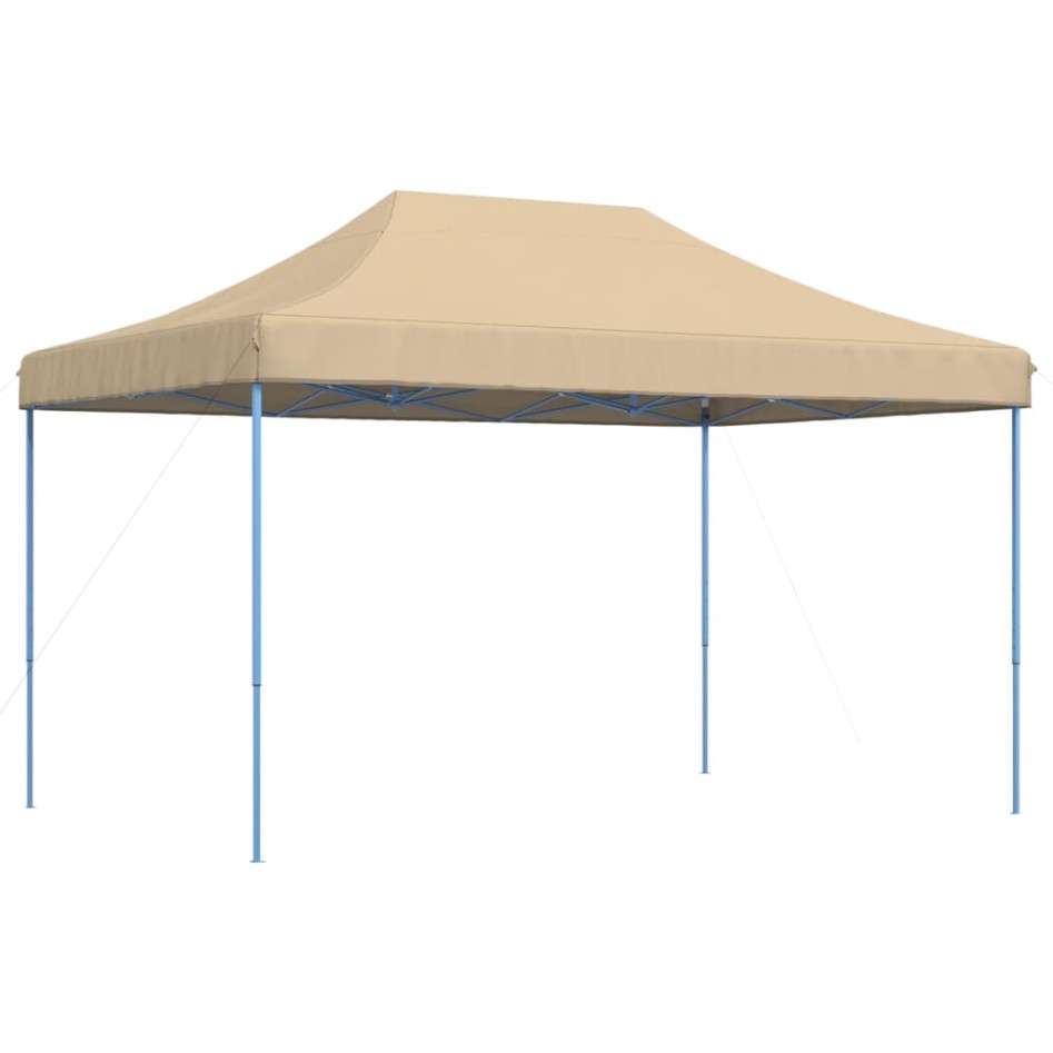 Tienda de fiesta plegable Pop-Up beige 440x292x315