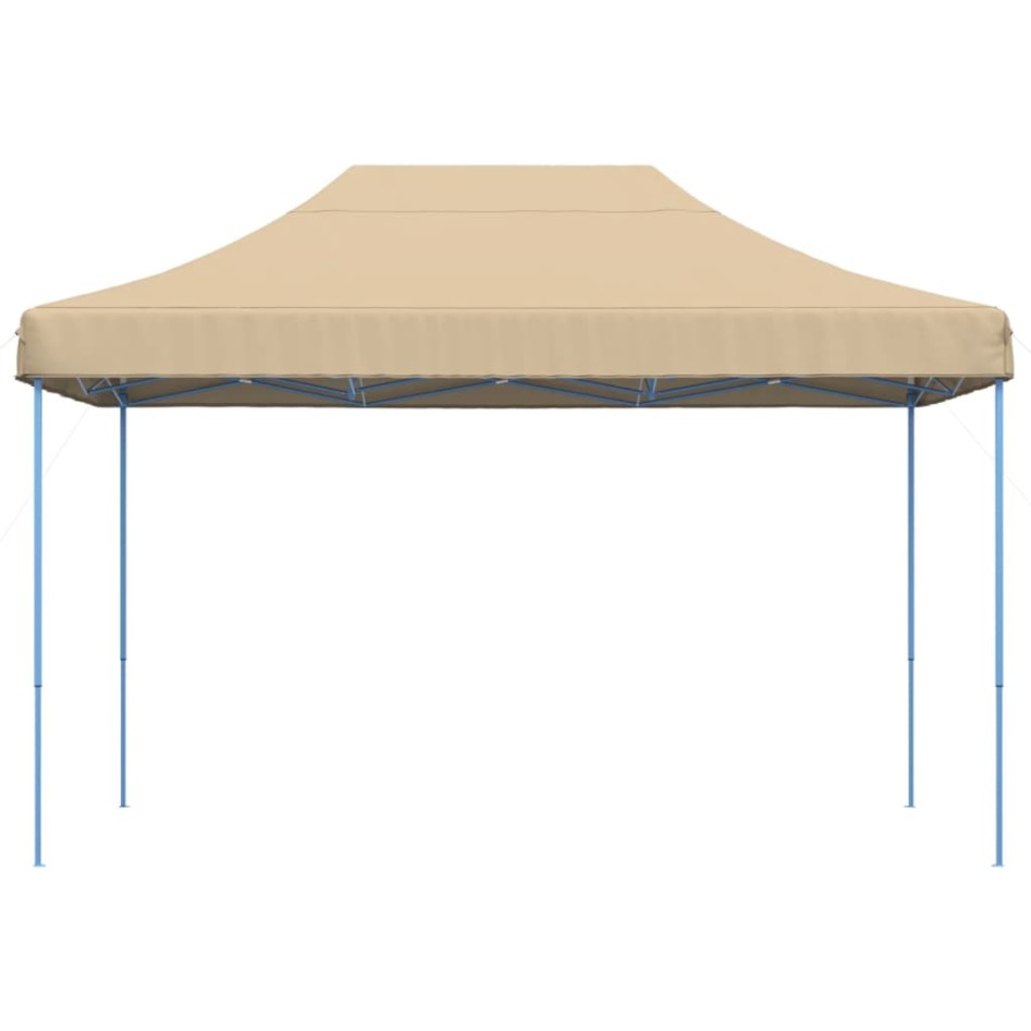Tienda de fiesta plegable Pop-Up beige 410x279x315