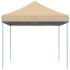 Tienda de fiesta plegable Pop-Up beige 410x279x315