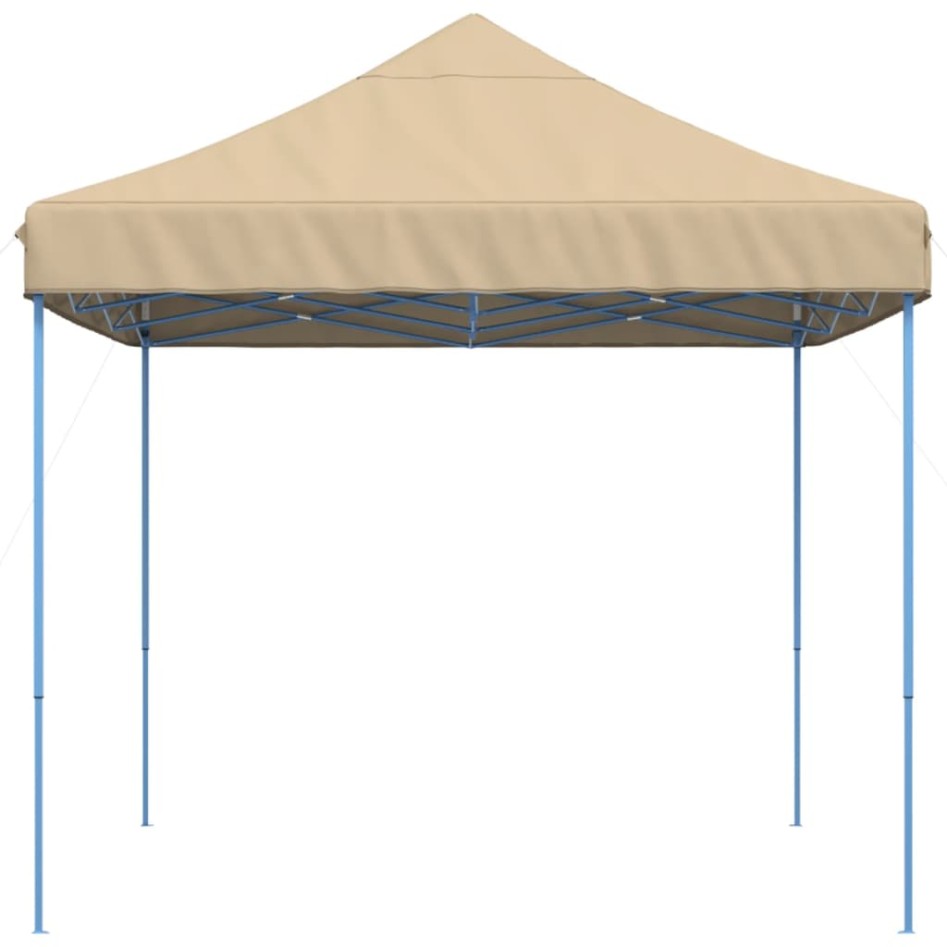 Tienda de fiesta plegable Pop-Up beige 410x279x315