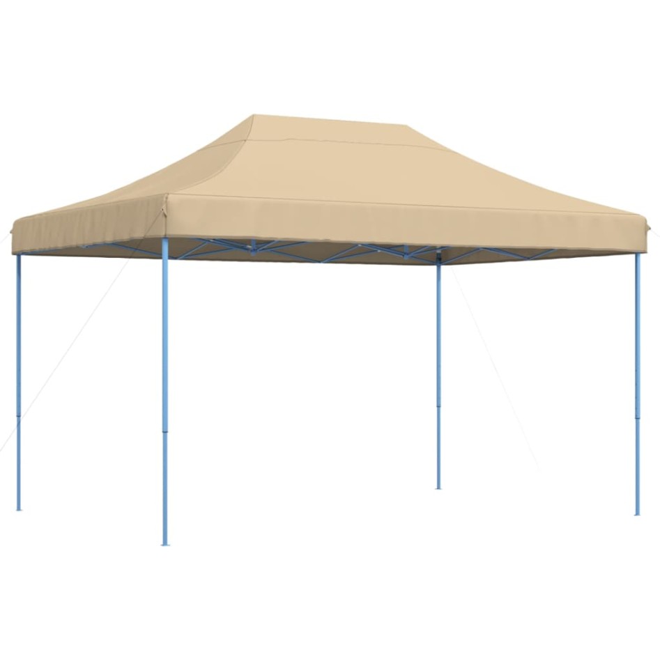 Tienda de fiesta plegable Pop-Up beige 410x279x315