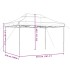 Tienda de fiesta plegable Pop-Up beige 410x279x315