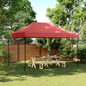Tienda de fiesta plegable Pop-Up burdeos 410x279x315