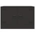 Muebles para TV 2 unidades acero negro 67x39x44
