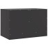 Muebles para TV 2 unidades acero negro 67x39x44
