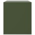 Muebles para TV 2 unidades acero verde oliva 67x39x44