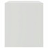 Muebles para TV 2 unidades acero blanco 67x39x44