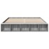 Estructura de cama madera de ingeniería gris Sonoma 200x200
