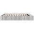 Estructura de cama madera de ingeniería gris Sonoma 200x200