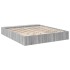 Estructura de cama madera de ingeniería gris Sonoma 200x200