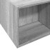 Estructura de cama madera de ingeniería gris Sonoma 200x200