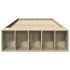 Estructura de cama madera de ingeniería roble Sonoma 75x190