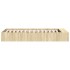 Estructura de cama madera de ingeniería roble Sonoma 75x190
