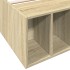 Estructura de cama madera de ingeniería roble Sonoma 75x190