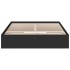 Cama con cajones madera de ingeniería negro 140x200