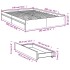 Cama con cajones madera de ingeniería negro 140x200